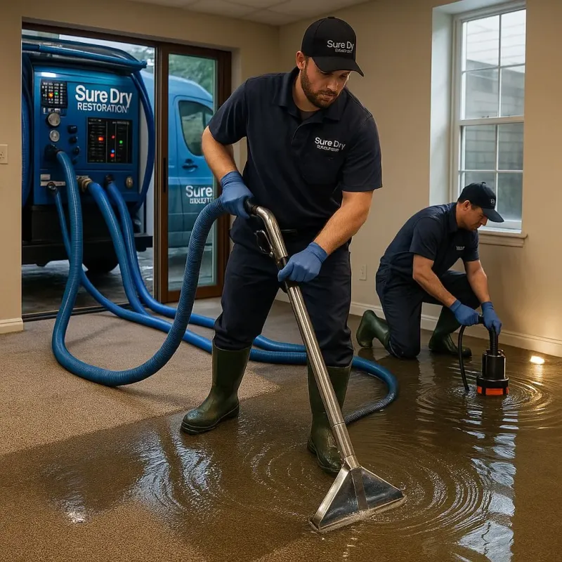 Water Extraction and Removal process in Bells, TX